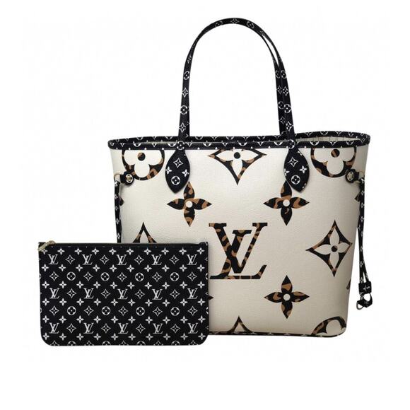 Louis Vuitton Neverfull MM tote limited edition jungle monogram giant - Picture 1 of 12